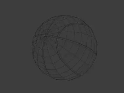 Basketball ball Free low-poly 3D model