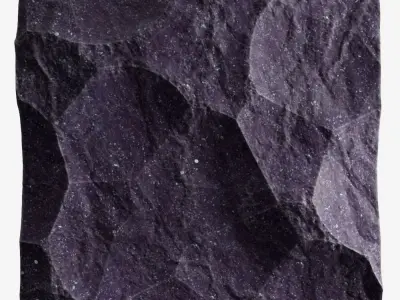 450-RockPanel rock wall art 3D model