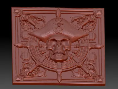 Pirate Skeleton 3D print model