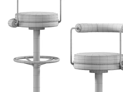Bar Chair Otis  3D model purchase