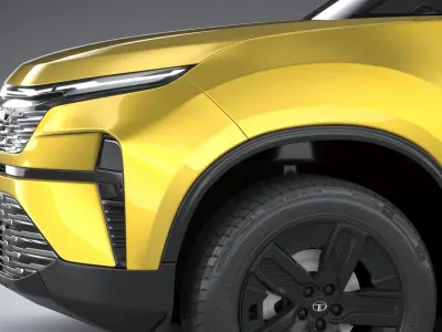 Tata Harrier 2024 3D model