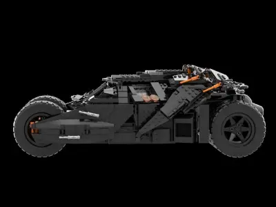 LEGO BATMOBILE TUMBLER 76240 3D print model