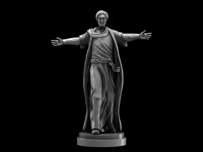 Statue Al-Khwarizmi - The Great Scientist and Mathematician 3D print model