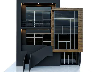 MODREN HOUSE N11 3D model