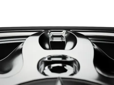 AMG Rim and Tyre 3D model