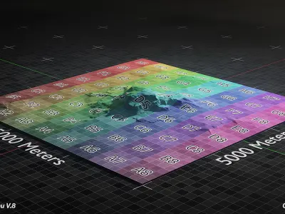 Desert Plateau Version 8 3D model