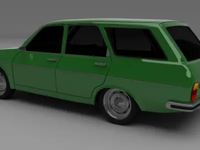 Renault 12 Dacia 1300 estate 3D model