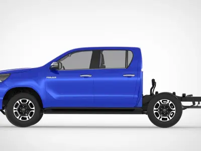 Toyota Hilux Double Cab 4WD 2020 3D model