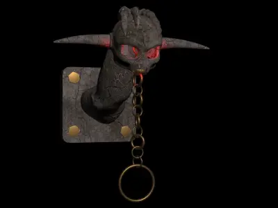 Game Assets Hell Trigger 3D model