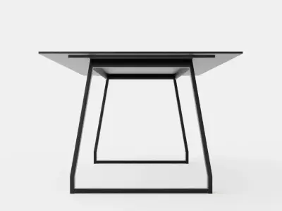 Quay Dining Table 200 Cm Low-poly 3D model