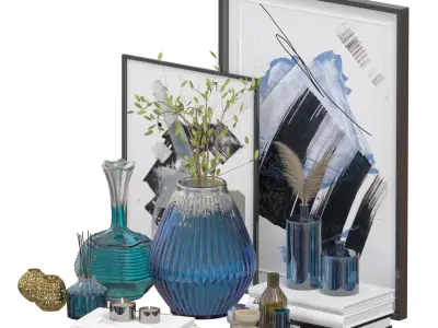 Decorative Set 02 3D model get