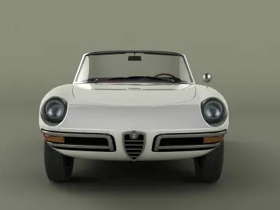 Alfa Romeo Duetto Spider 3D model