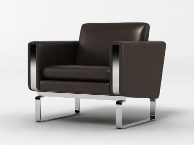 Hans J Wegner CH101 Chair 3D model