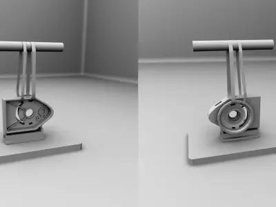 Machine Door 3D Model 3D model