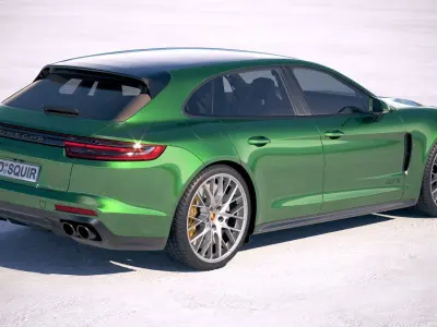 Porsche Panamera GTS Sport Turismo 2019 3D model