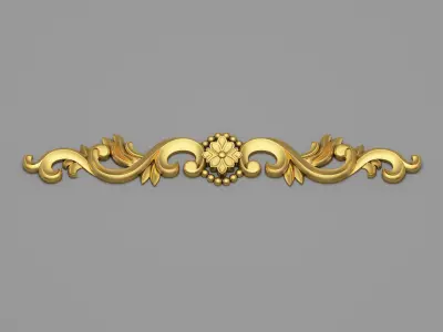 Classic Carved 005 3D model