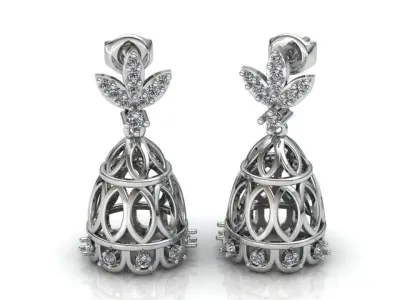 Jhumka pendant 3D print model