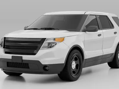 American SUV Car 3D model