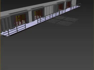Pavilhao Superior da Unidade Prisional 3D model