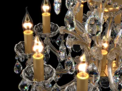 775113  Champa Osgona Chandelier 3D model