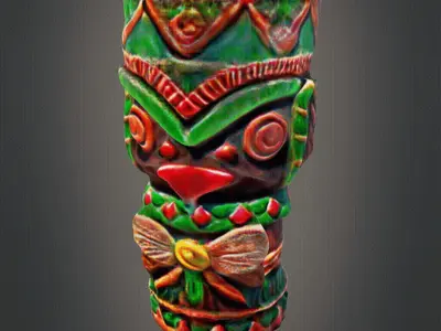 Tiki decor 3D print model
