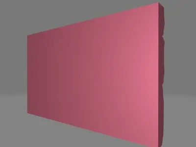 Aged Marble Rough Stone Wall 3D print model