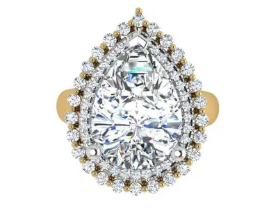 Pear Cluster Ring 4639 3D print model