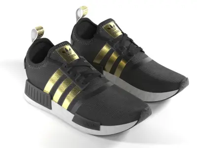 Adidas NMD Low-poly 3D model