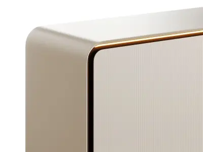 Fendi Edge Cabinet Low-poly 3D model