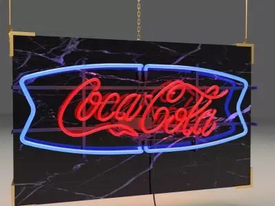 Neon sign 3D model