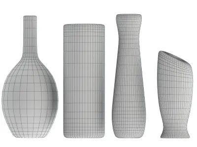 Vases 01 3D model