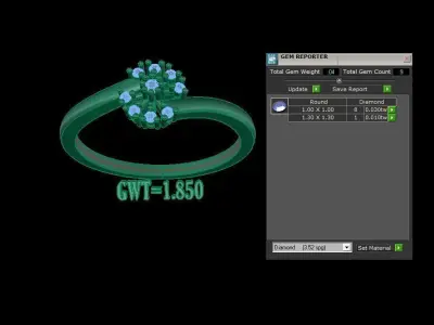 FASION RING 3D model 19