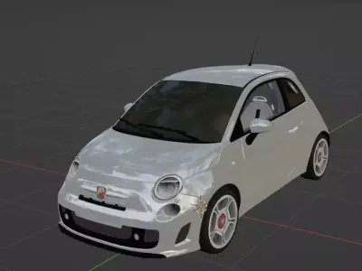 Fiat Abarth 500 3D print model