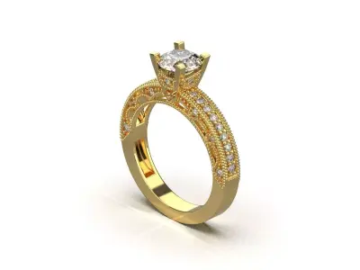 ring code 109 3D print model