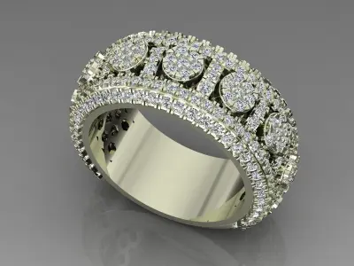 Band Ring 3D print model