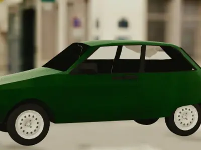 Citroen Axel Young timer 3D model