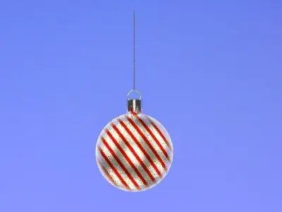 Christmas Ball  Low-poly 3D model