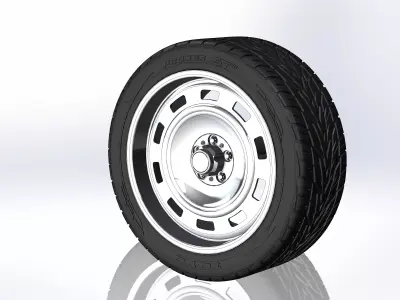 Custom wheels US Mags Scottsdale for your scale model 3D print model