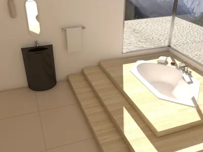 Bathroom 04 3D model