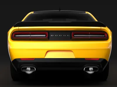 Dodge Challenger TA 392 2017 3D model