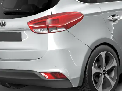 Kia Carens 2014 3D model