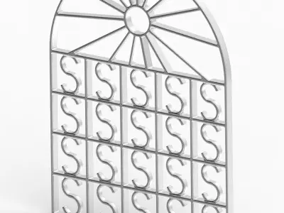 WINDOW GRILL DESIGN MINIATURES PACK 3D Model Collection