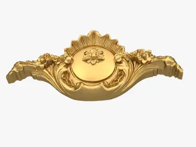Classic decor ornament 214 3D model