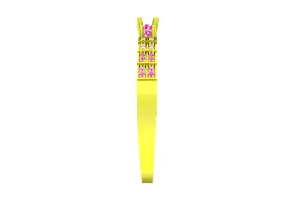 A7437 Korean Diamond Women Bangle Bracelets 3D Model 3D print model