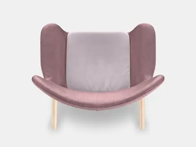 VEDBO High-back armchair 2 3D model