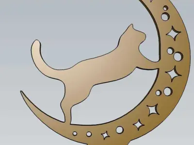 Wonderful Artificial Cat Home and Garden Outdoor Lawn Decor 3D model purchase
