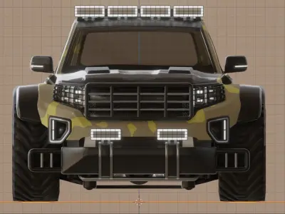 KIA Mohave Offroad Custom Exterior Only 3D model