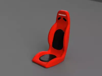 Recaro seat 3D model