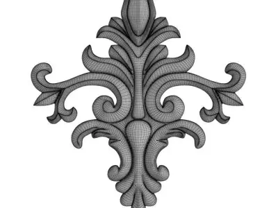 Moulding ornate design 3D model