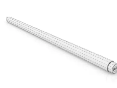 Fluorescent Fixture tube 3D model